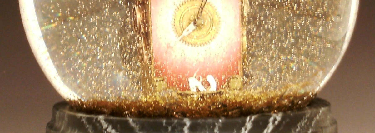 Its_About_Time snowglobe CamrynForrestDesigns, Denver, Colorado