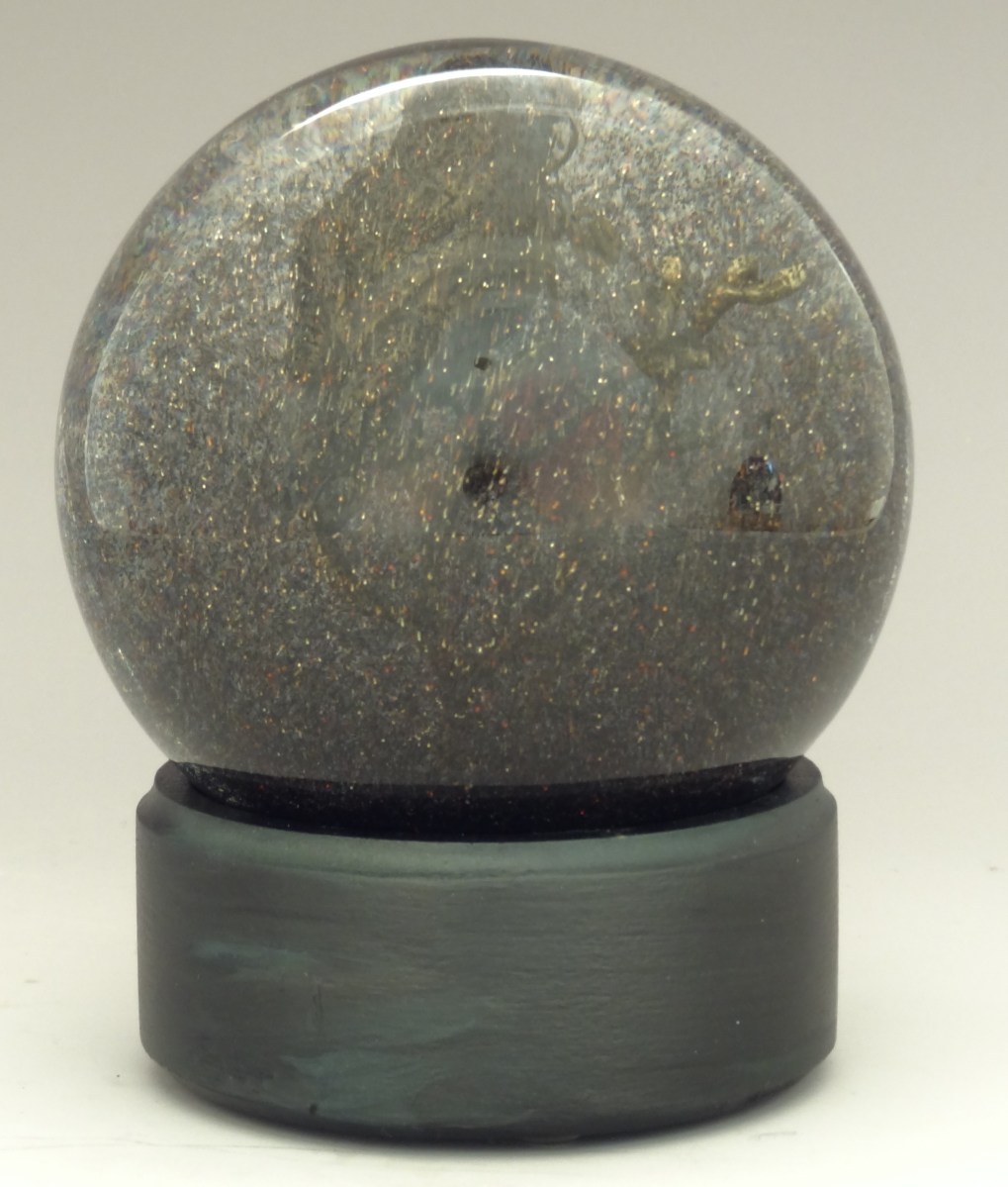 Ever More Raven snow globe by Camryn Forrest Designs, Denver, Colorado 2015