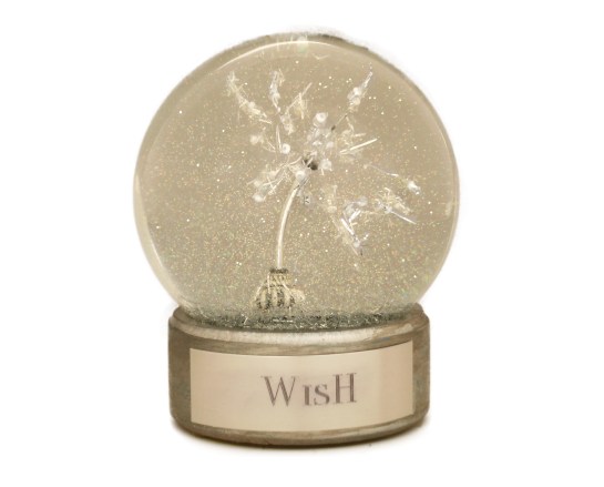 WISH snow globe, Camryn Forrest Designs 2015