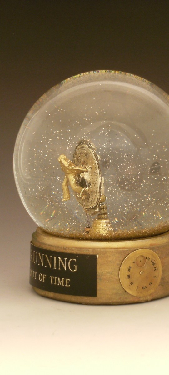 Running Out of Time_snowglobe by Camryn Forrest Design