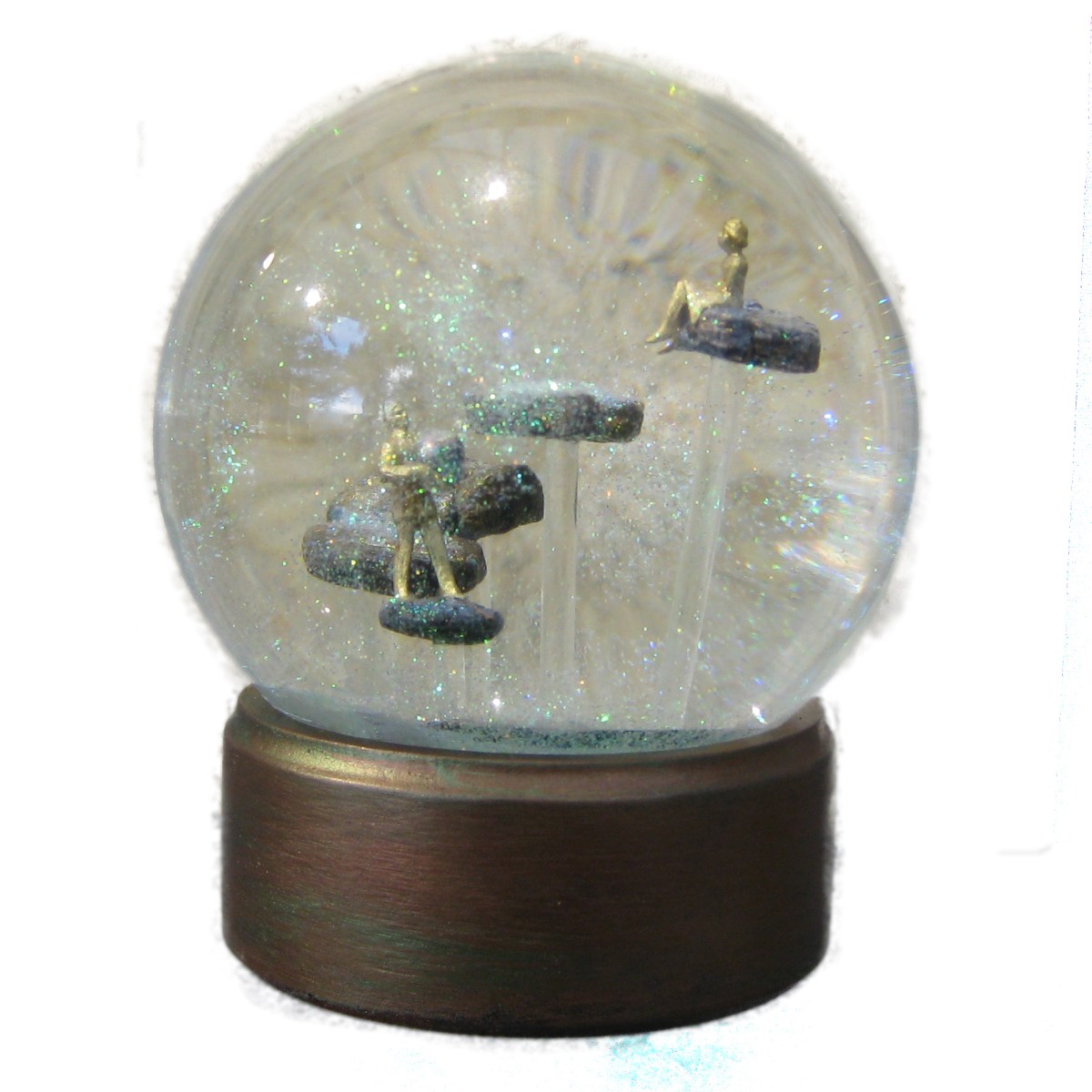 Long Winding Road custom snow globe, Camryn Forrest Designs 2015