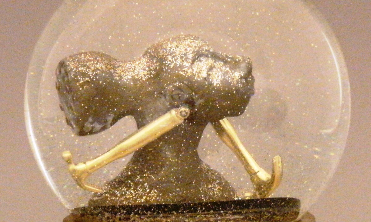 Hammerhead snow globe Camryn Forrest Designs 2015