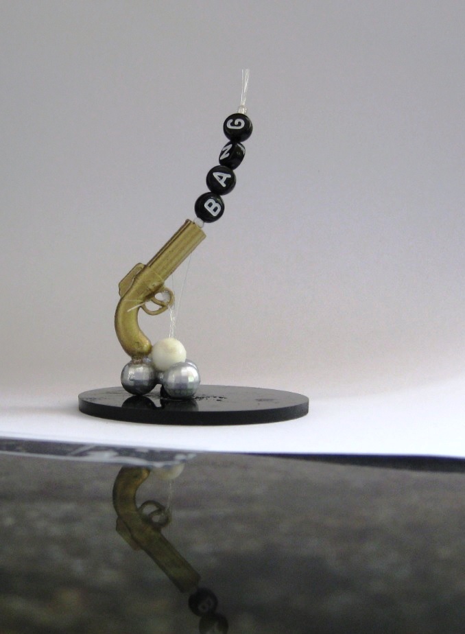 BANG snow globe Camryn Forrest Designs Denver, CO