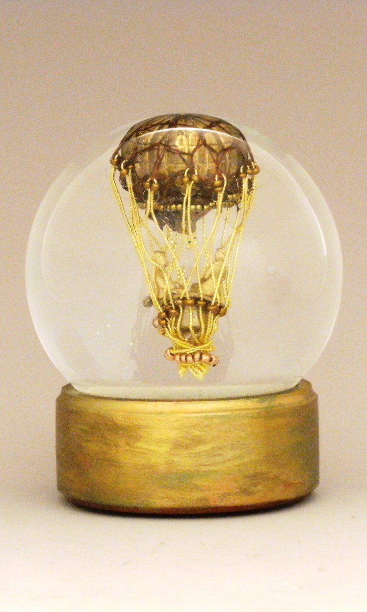Grand Adventure balloon snow globe Camryn Forrest Designs Denver Colorado USA