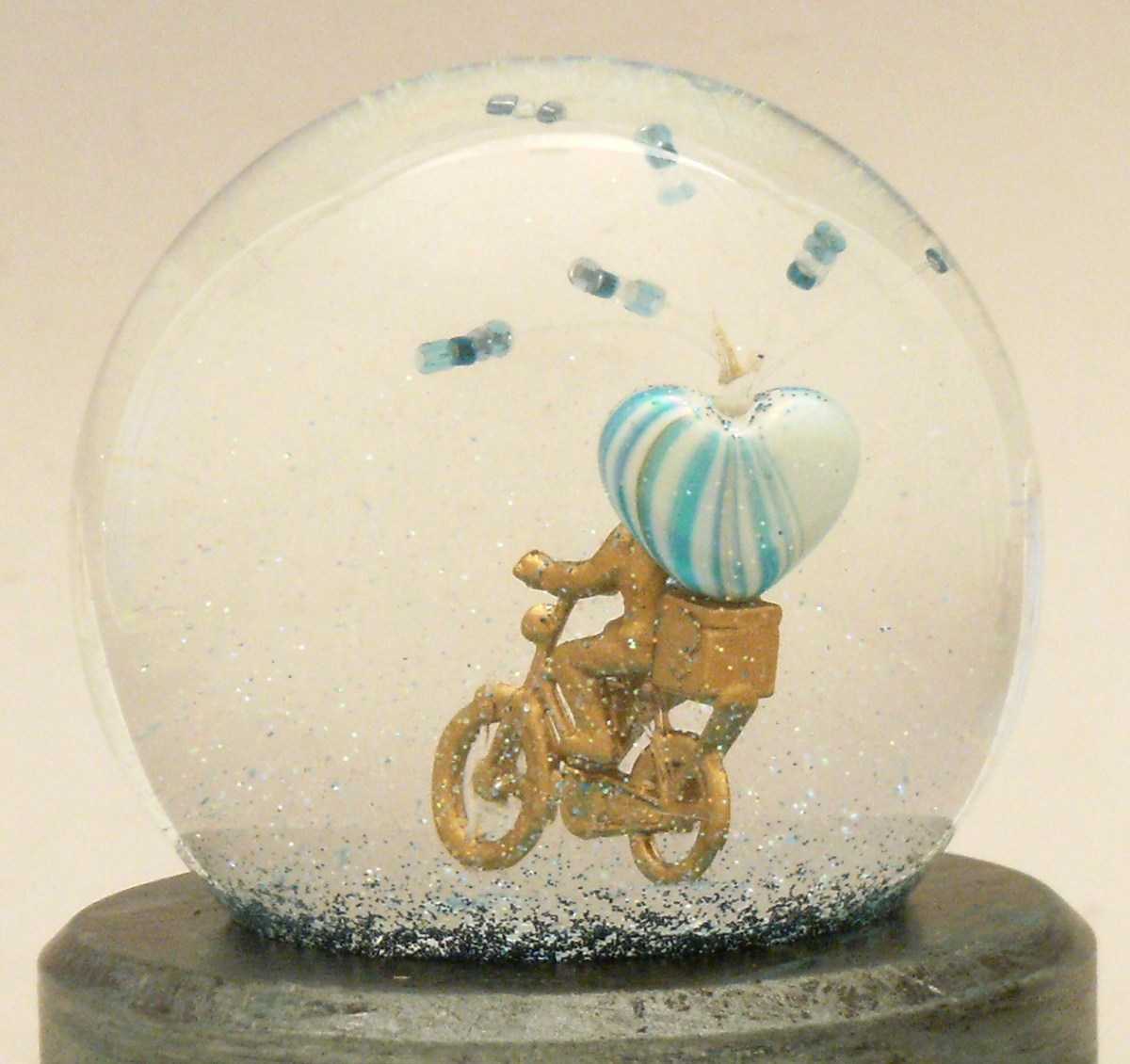 Special Delivery custom snow globe Camryn Forrest Designs, Denver Colorado