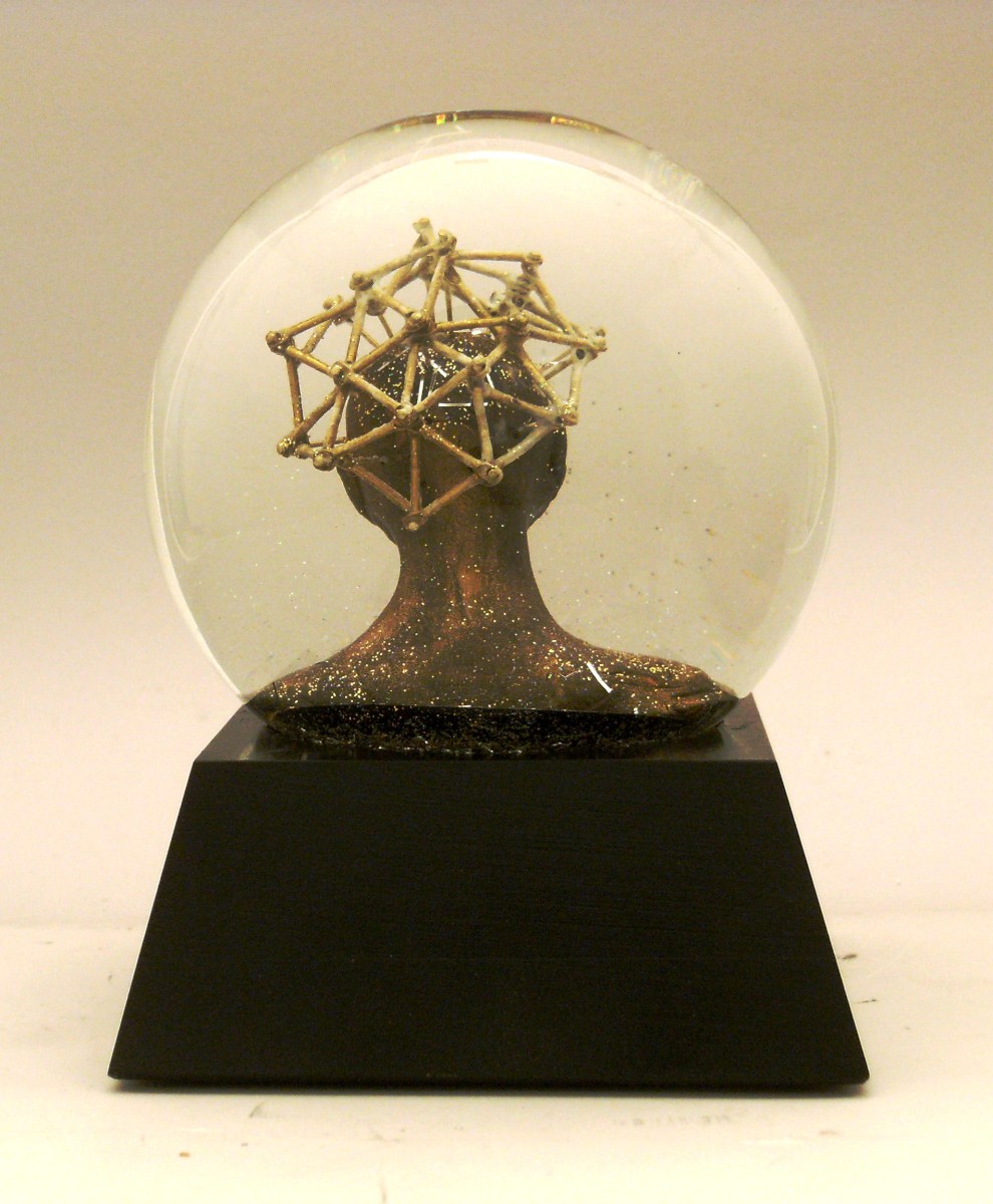 Geodesic Dome snow globe, Camryn Forrest Designs, Denver, Colorado