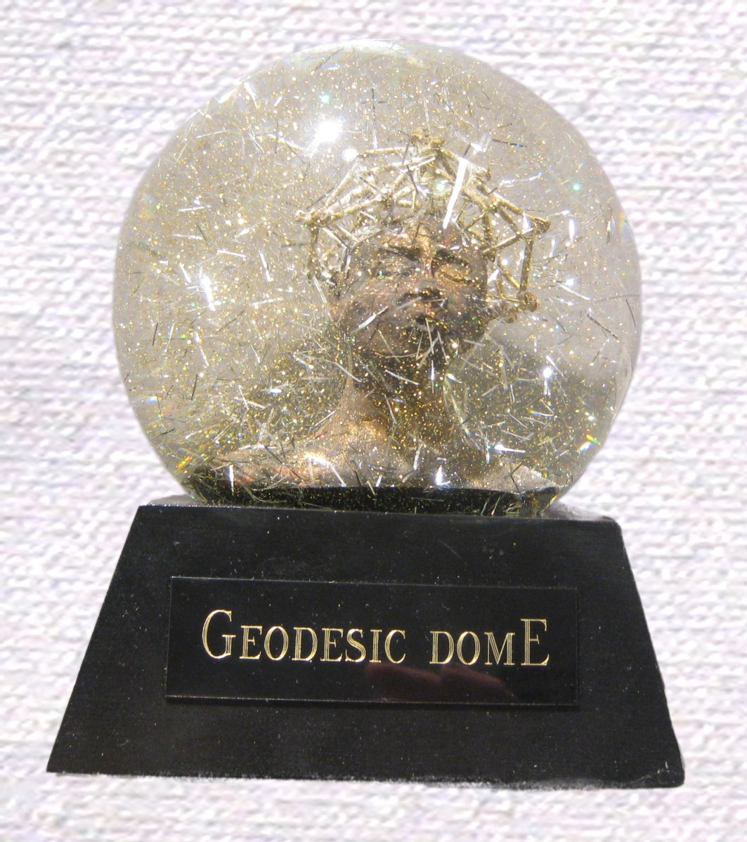 Geodesic Dome snow globe, Camryn Forrest Designs, Denver, Colorado