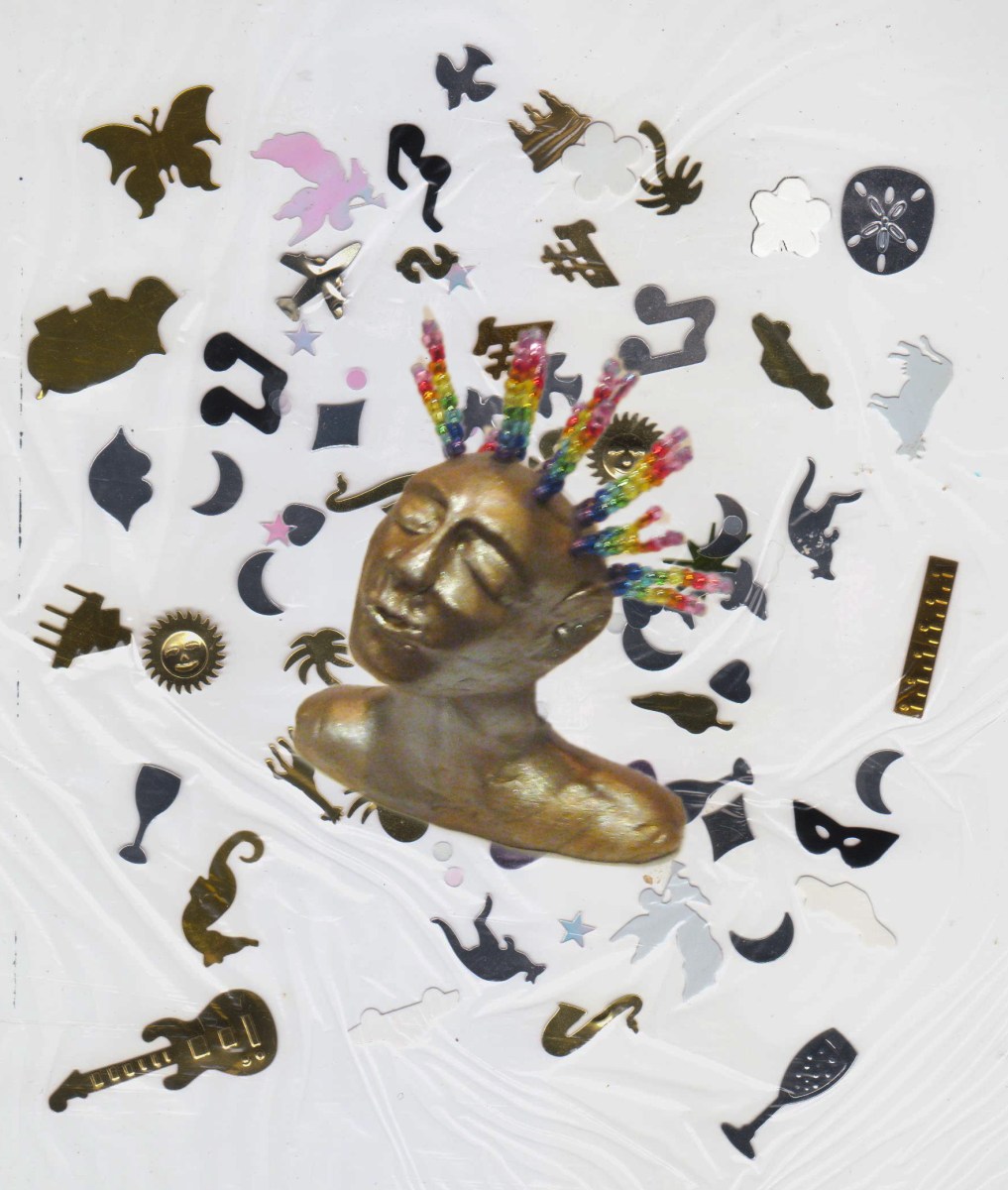 Happy Thoughts confetti detail, Camryn Forrest Designs Denver Colorado USA