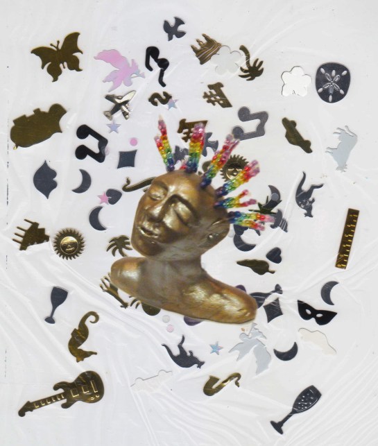 Happy Thoughts confetti detail, Camryn Forrest Designs Denver Colorado USA