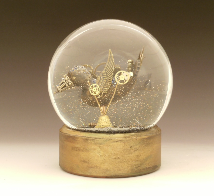 GearDuckken snow globe Camryn Forrest Designs Denver CO