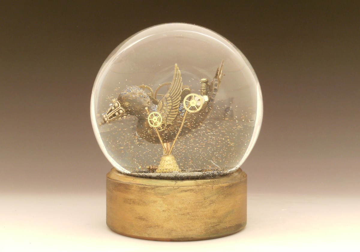 GearDuckken snow globe Camryn Forrest Designs Denver CO