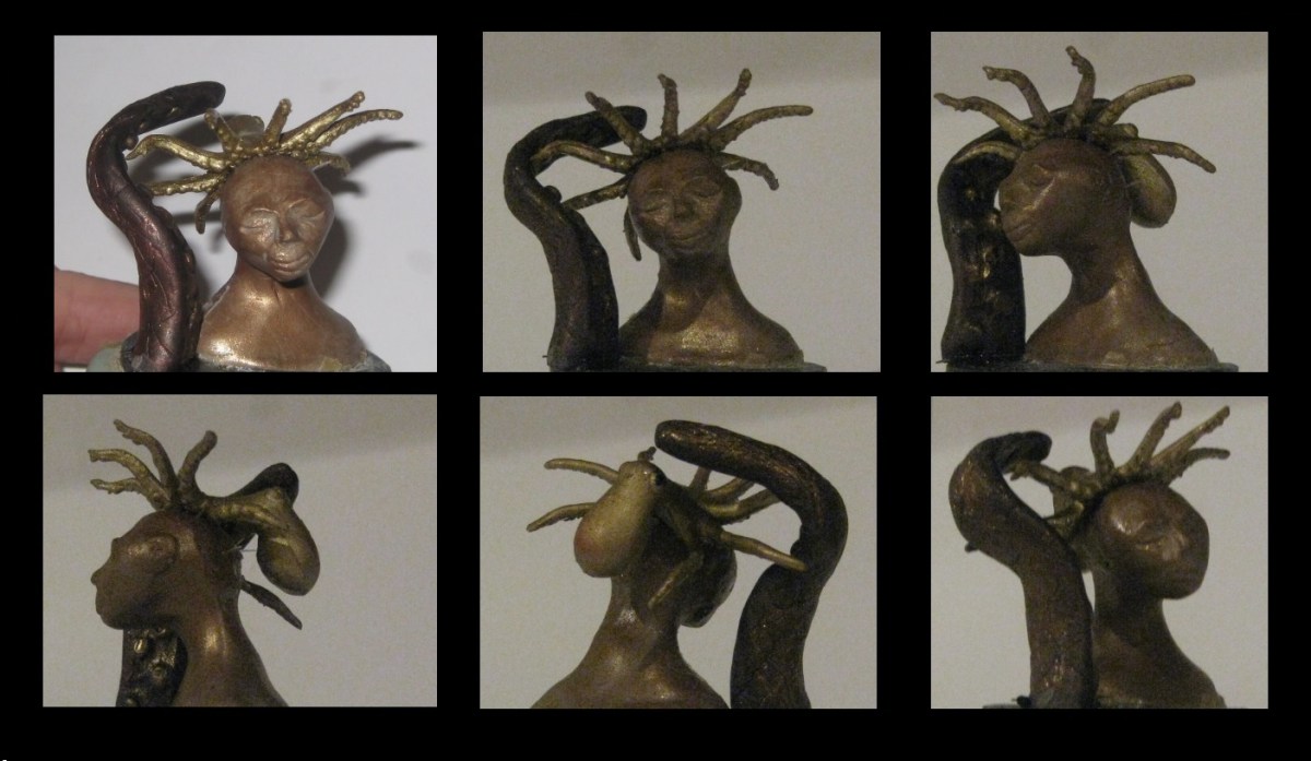 Octo-Thought snow globe Camryn Forrest Designs, Denver, Colorado, USA.