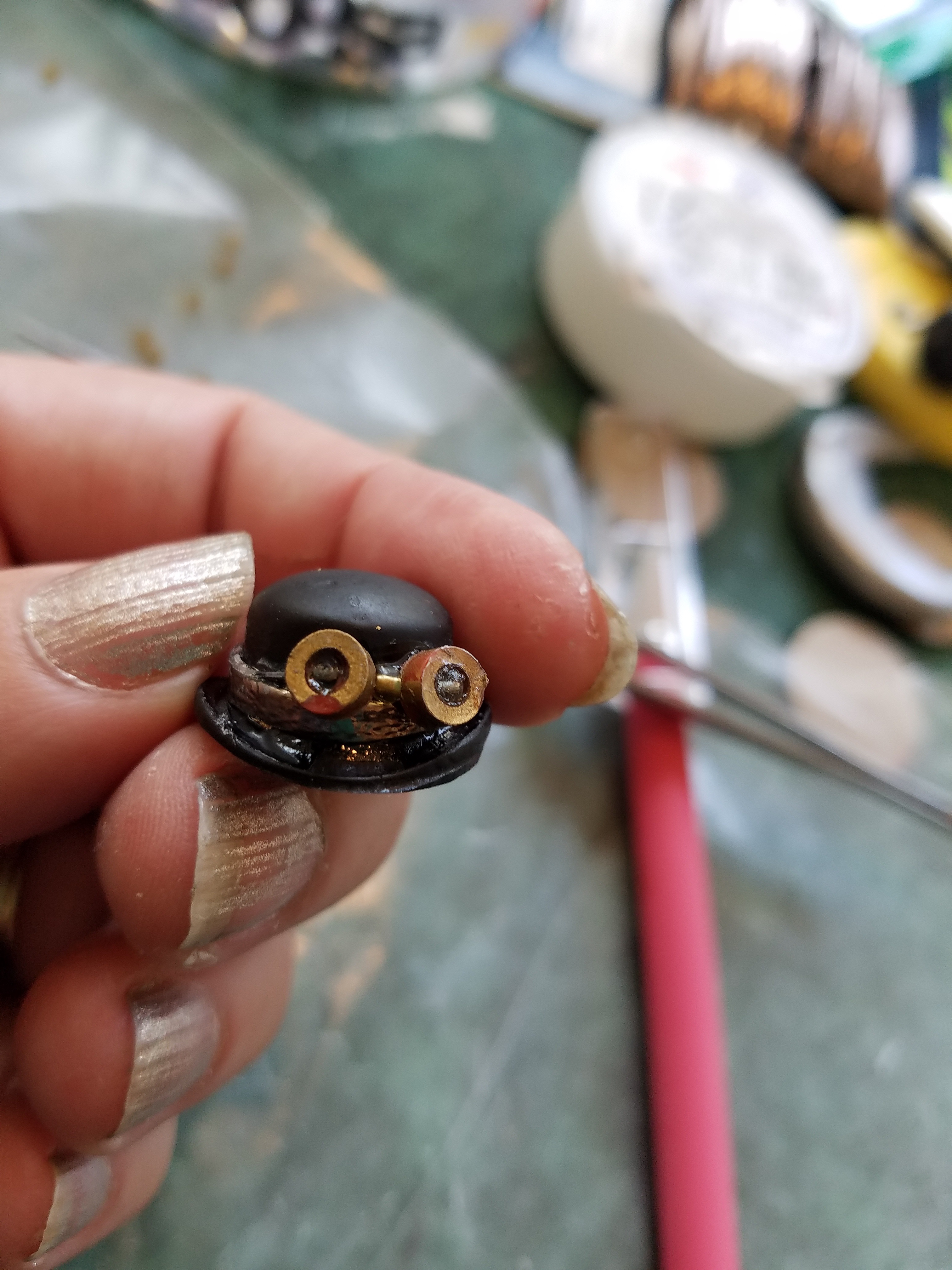 tiny hat goggles CFD ART