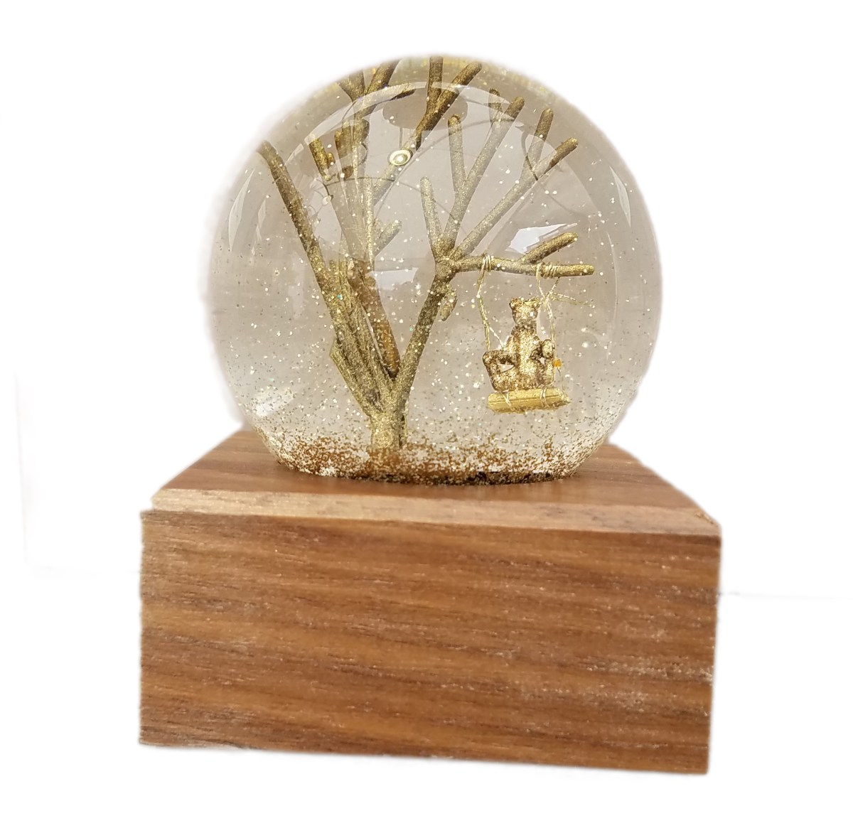 Bear Up There custom snow globe Camryn Forrest Designs