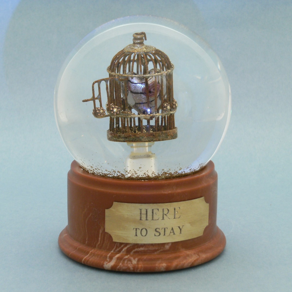 Heart snow globe, Camryn Forrest Designs, Denver Colorado
