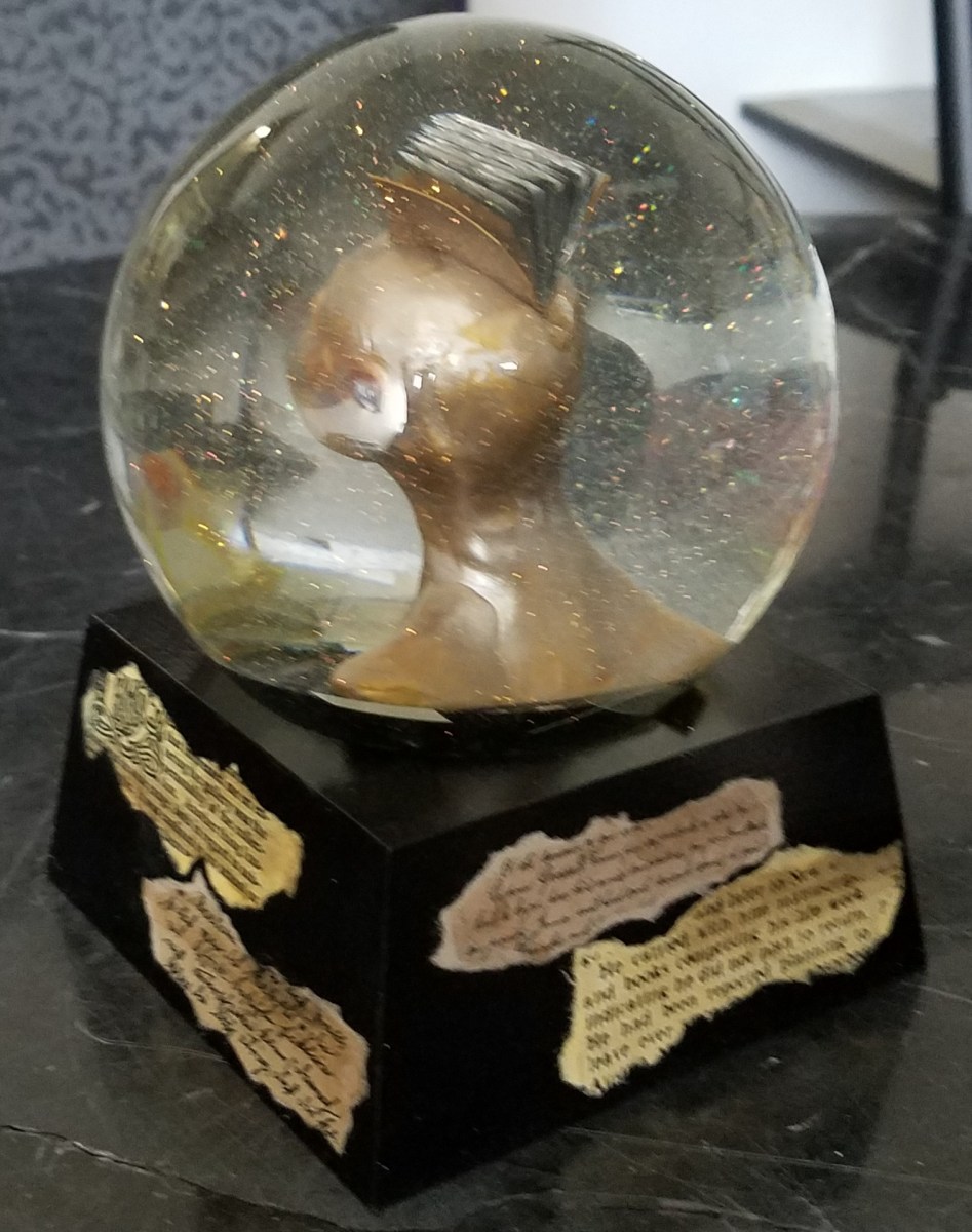 Mind Reader globe 2018 Camryn Forrest Designs, Denver, Colorado