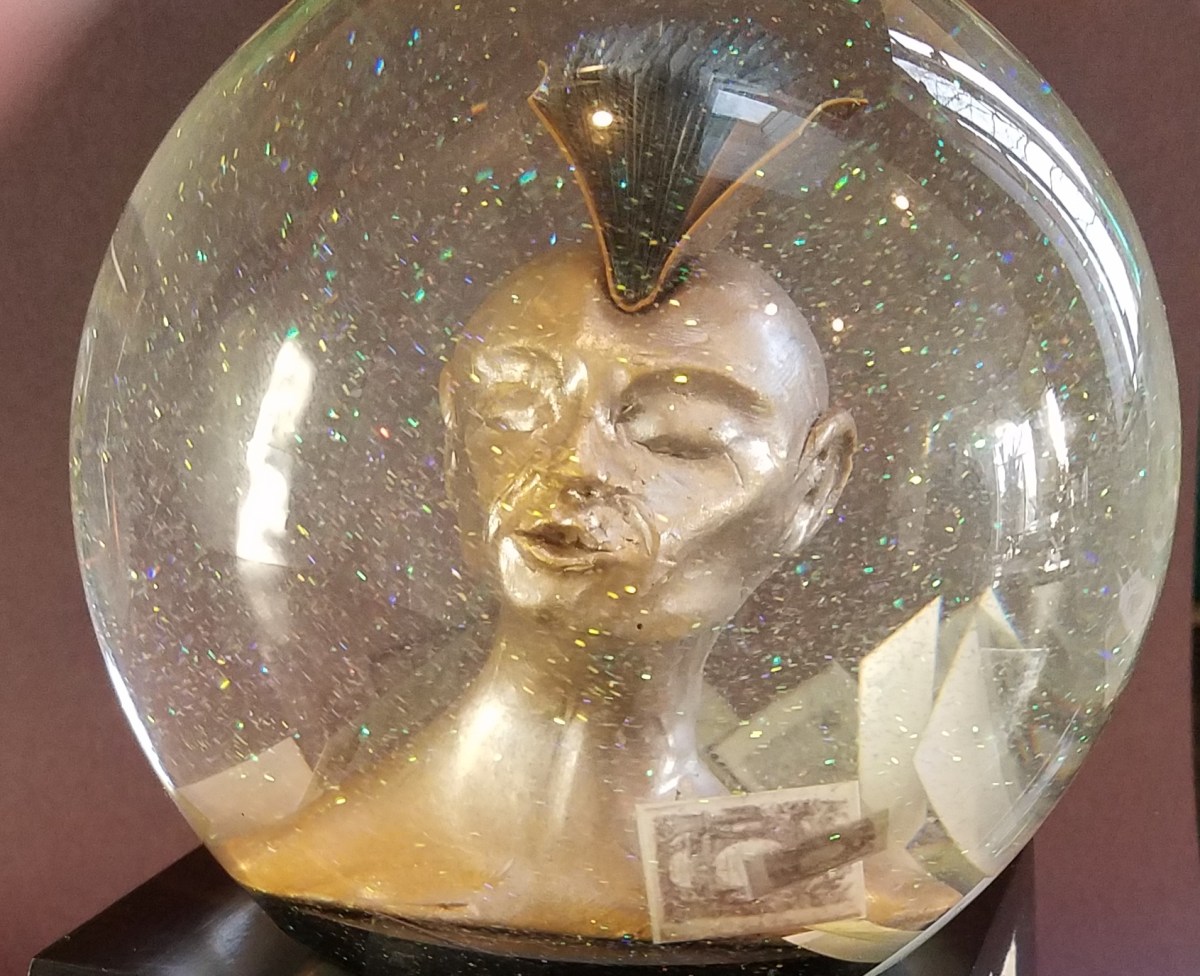 Mind Reader globe 2018 Camryn Forrest Designs, Denver, Colorado