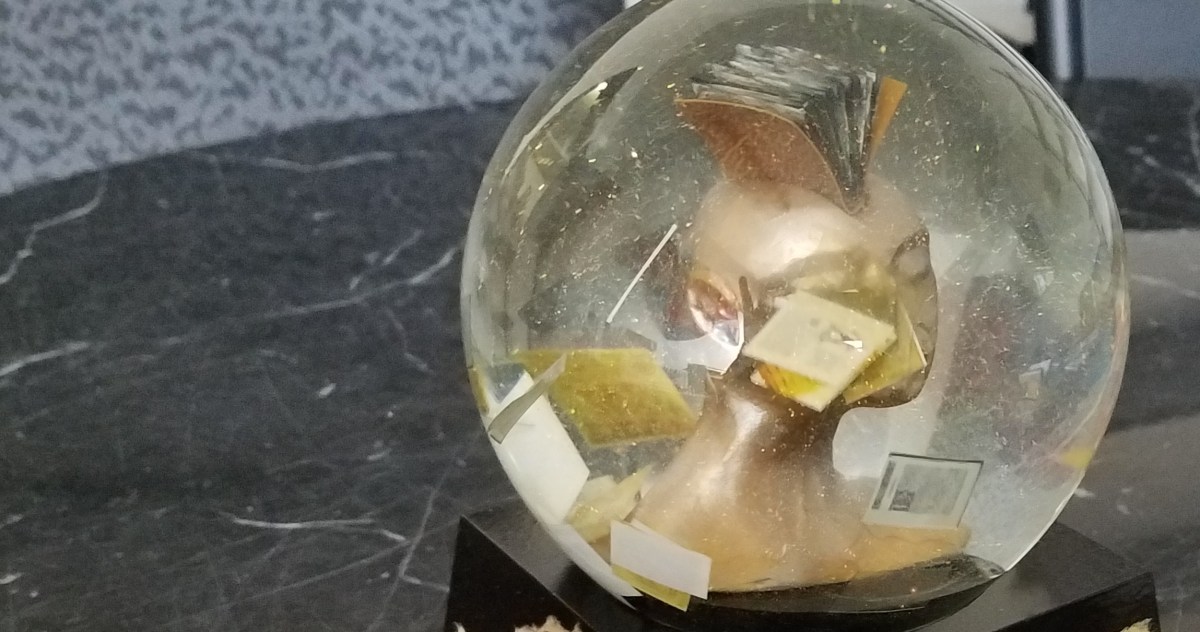 Mind Reader globe 2018 Camryn Forrest Designs, Denver, Colorado