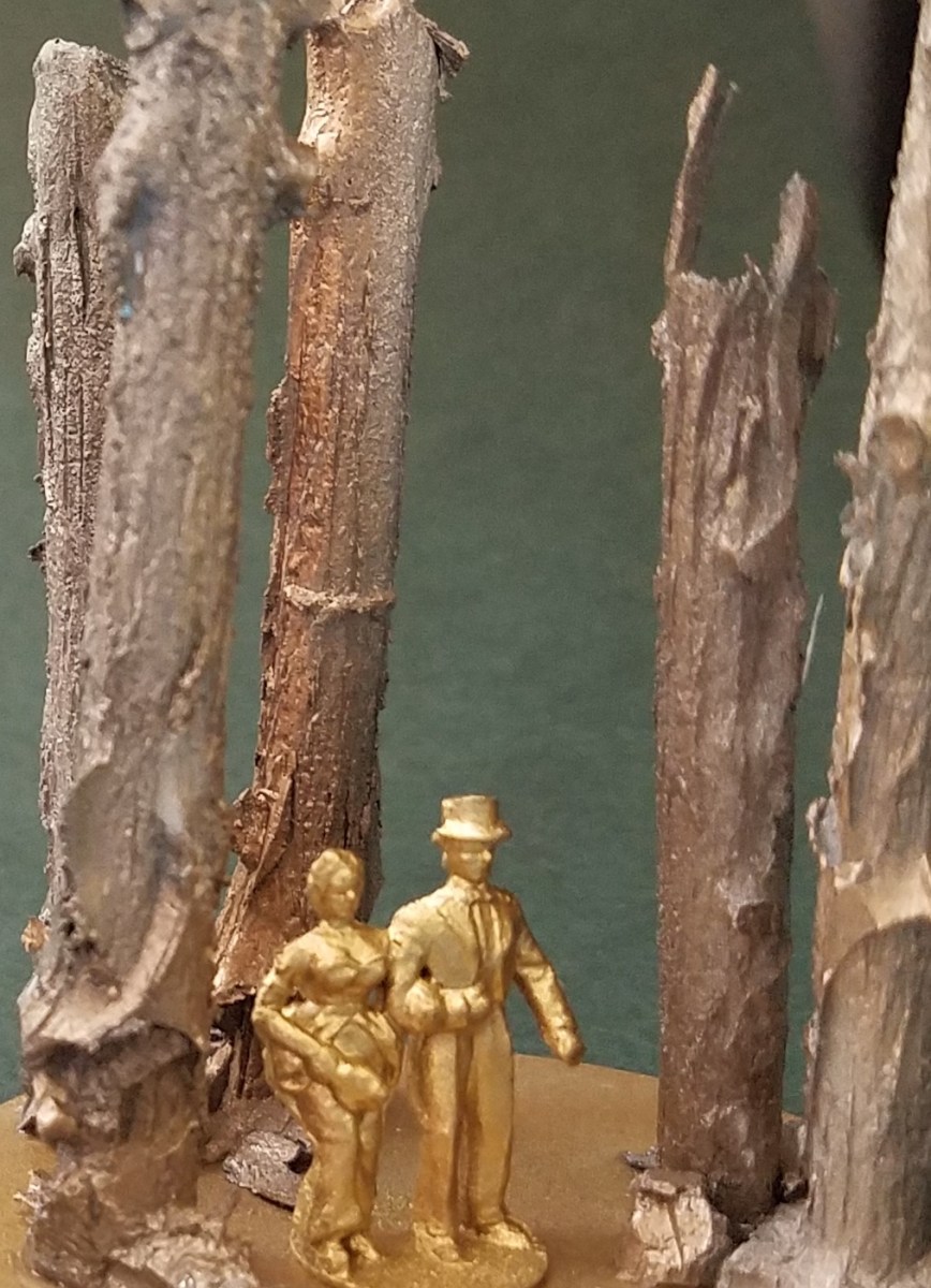 Heart of Redwoods snow globe, Camryn Forrest Designs, Denver Colorado USA